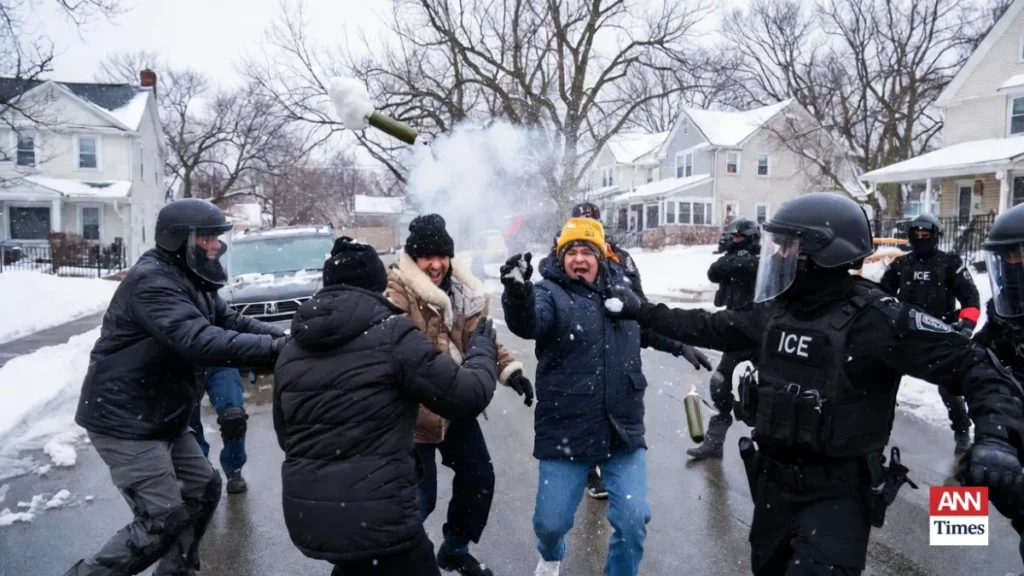 snowball attack ICE, Elgin raid, sanctuary city clash