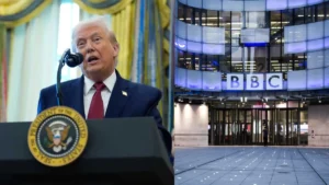 Trump sues BBC for $10bn over Panorama edit as broadcaster fights back