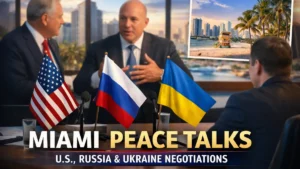 Peace negotiations in Miami deemed constructive by US, but hurdles remain