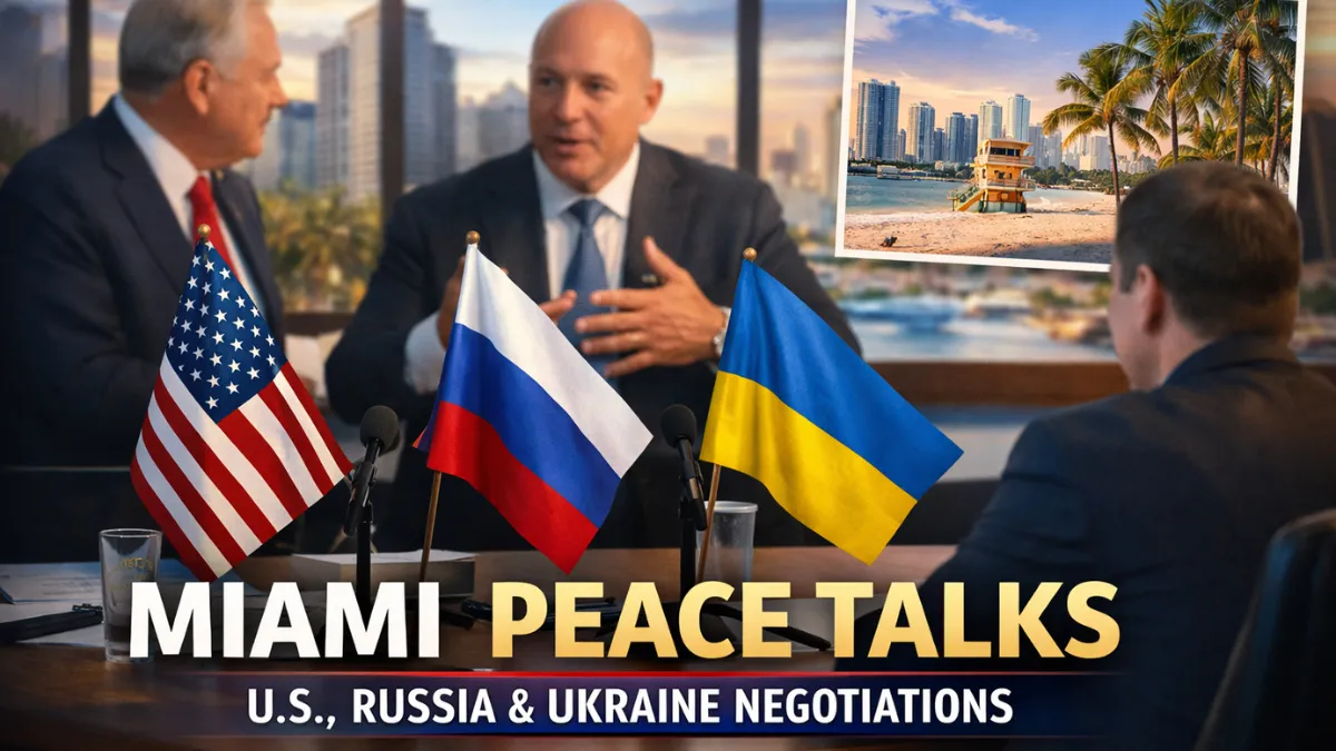 Peace negotiations in Miami deemed constructive by US, but hurdles remain