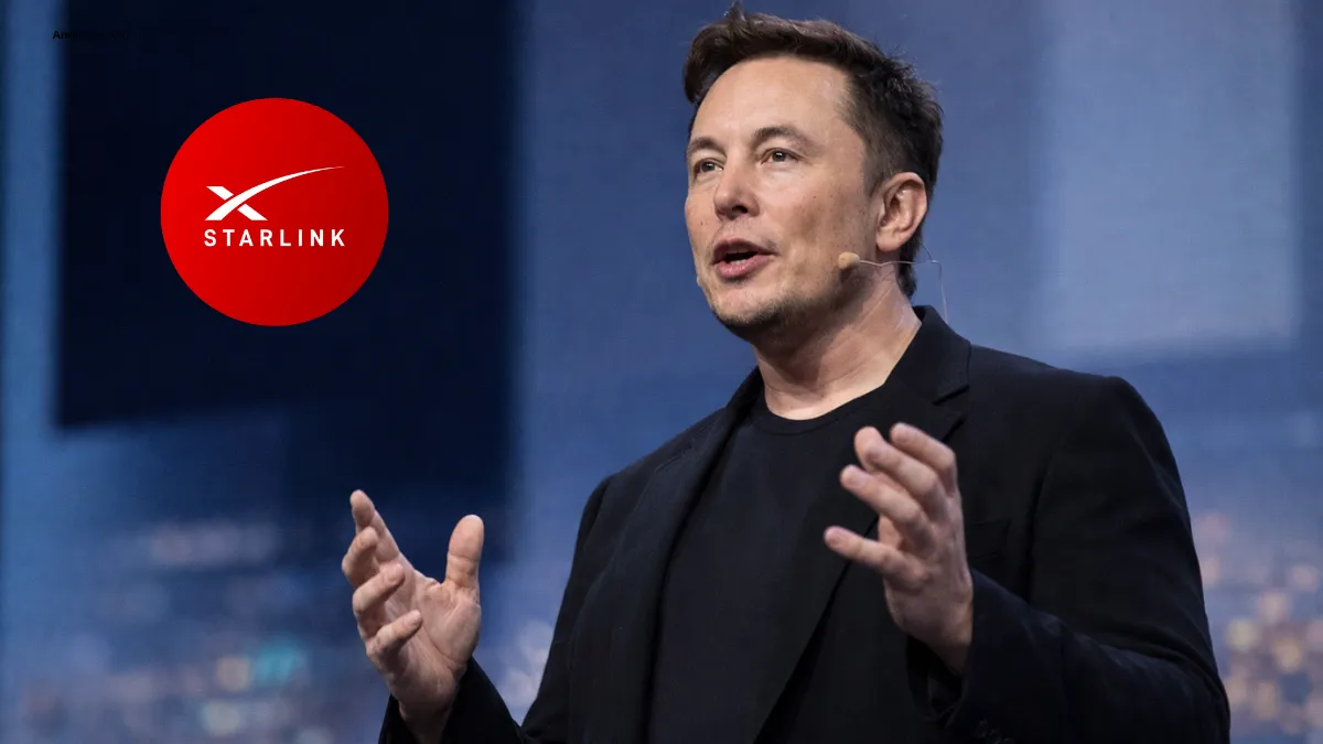 Elon Musk speaks at tech conference