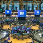 New York Stock Exchange trading floor during market hours