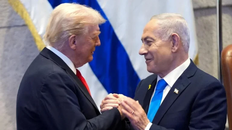 trump with netanyahu