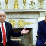 Donald trump and Benjamin Netanyahu