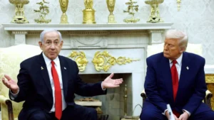 Donald trump and Benjamin Netanyahu