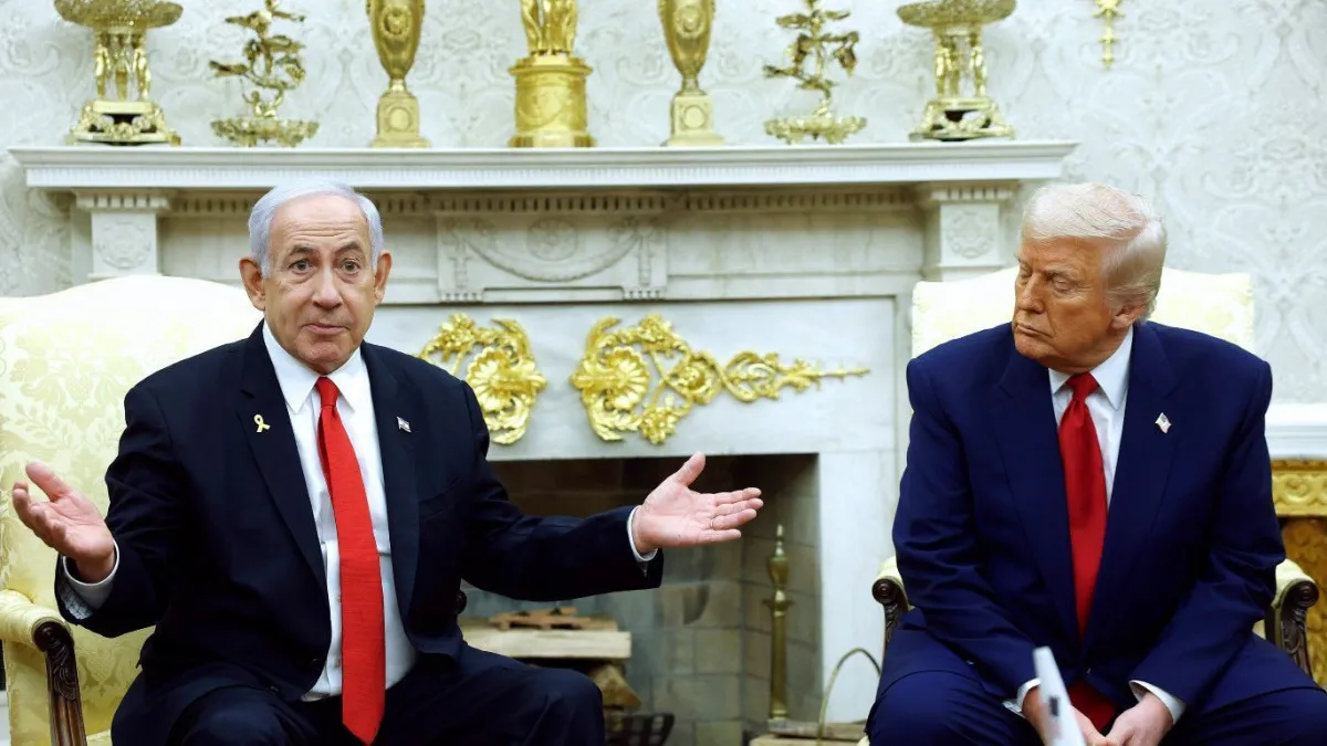 Donald trump and Benjamin Netanyahu