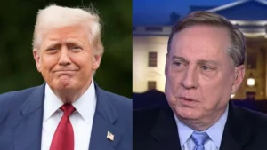 Former U.S. Army Colonel Douglas Macgregor with Trump