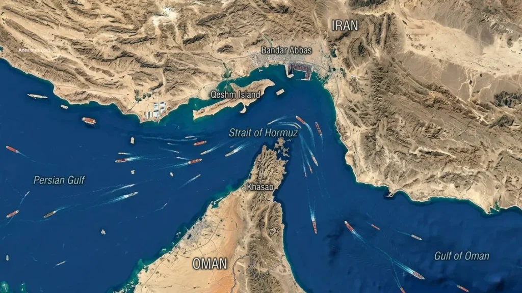 The Strait of Hormuz is a critical global shipping route