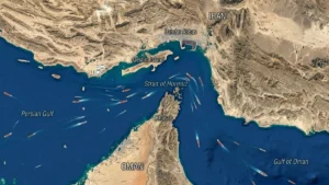 The Strait of Hormuz is a critical global shipping route