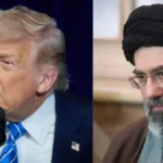 us president trump and iran supreme leader mojtaba khamenei