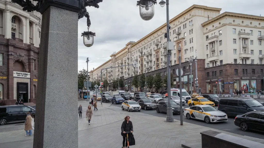 Russian city street
