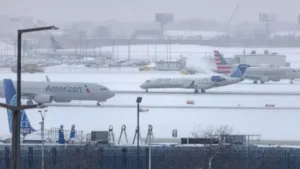 Winter storm forces widespread US airport disruptions during holiday rush