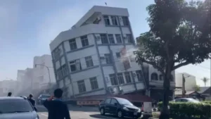 earthquake rattles Taiwan