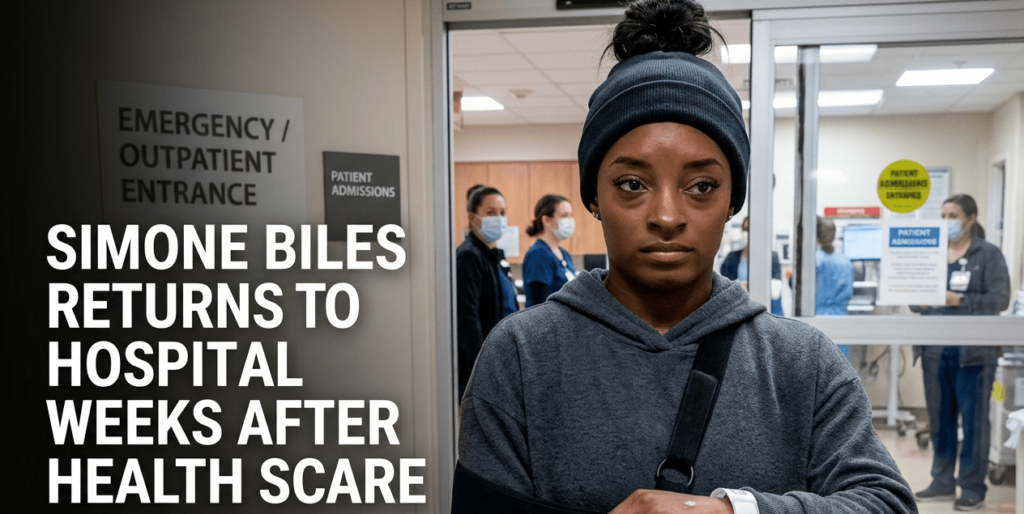 Simone Biles Returns to Hospital Weeks After Frightening Health Scare