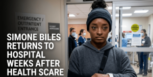 Simone Biles Returns to Hospital Weeks After Frightening Health Scare