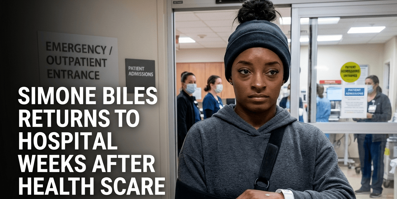 Simone Biles Returns to Hospital Weeks After Frightening Health Scare