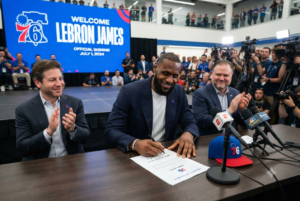 LeBron James Signs With 76ers, Ending Free Agency